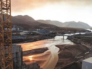 A general view of the Blue Nile River