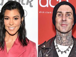 كورتني كارداشيان وترافيس باركر