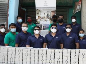 أسكوت تقدم للهند 1.5 مليون روبية هندية دعمًا لجهود الإغاثة في مواجهة الجائحة