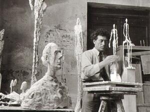  Swiss artist Alberto Giacometti