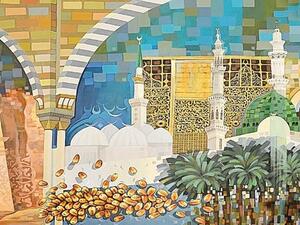 Jeddah airport mural