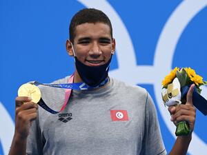 Ahmed Hafnaoui (Photo: AFP)