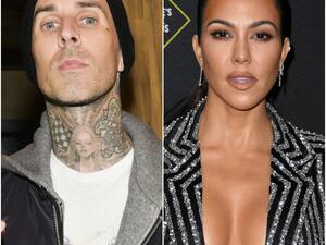 كورتني كارداشيان وترافيس باركر