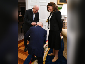 President Biden and Rivka Ravitz