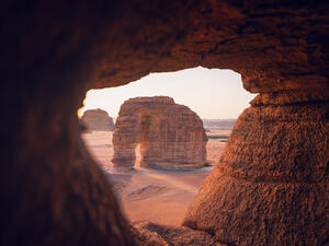 Extraordinary sandstone landscapes host extraordinary cultural and natural heritage. Surrounded with beautiful unique rock formation where you can only find in AlUla.