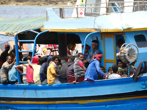 A charity ship named Ocean Viking rescued 572 migrants on July 4th.