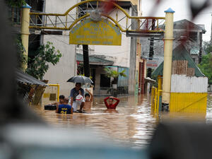 monsoon rains was enhanced by Typhoon Fabian
