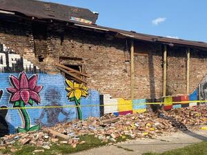 Mural of George Floyd