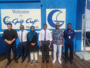 Government Officials From The Republic Of Maldives Visit Gulf Craft Factory
