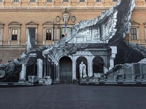 Palazzo Farnese's facade in Rome 