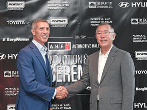 Hyundai Motor Group Honorary Chairman Mong-Koo Chung Inducted Into Automotive Hall of Fame at Official Ceremony