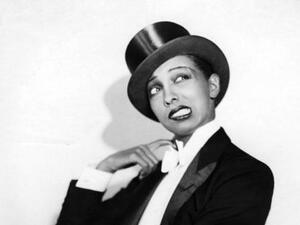 American-born singer and dancer Josephine Baker