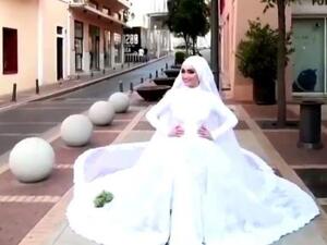 Israa Al-Seblani’s video of her wedding being interrupted by last year’s massive Beirut port blast went viral