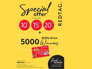 العلامة الرائدة والمتخصصة بالمنتجات المنزلية والأزياء في المنطقة تتيح حسومات على أسعار منتجاتها إلى جانب منح الفرصة لخمسة آلاف متسوق محظوظ للفوز ببطاقات السعادة البالغة قيمة كل منها 100 ريال سعودي. رد تاغ تطلق مجموعة خاصة من العروض والحسومات والسحوبات على جوائز بقيمة نصف مليون ريال سعودي