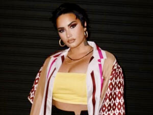 Lovato came out as non-binary earlier this year Lovato came out as non-binary earlier this year