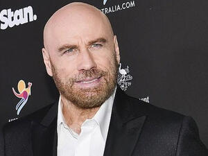 Travolta appears to be looking ahead to the future  Travolta appears to be looking ahead to the future