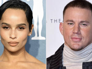 Dating rumors between Kravitz and Tatum first started on Twitter last January
