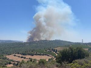 حريق في أحراش "شورش"