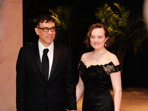 Fred Armisen and wife Elizabeth Moss