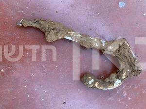 أداة حفر استخدمها الأسرى الفلسطينيون الفارون من سجن جلبوع