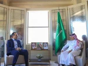 نيويورك لقاء بين وزيري الخارجية السعودي والقطري