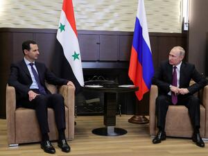 الرئيس الروسي يستقبل الرئيس السوري في الكرملين