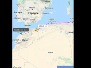 الرحلة المغربية الاخيرة في الاجواء الجزائرية