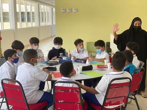 خلال الحدث جمارك دبي تًنظم ورش توعوية عن الملكية الفكرية لطلاب مدرسة الحديبية للتعليم الأساسي