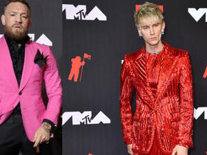 Machine Gun Kelly get into some action with Martial artist Conor McGregor Machine Gun Kelly get into some action with Martial artist Conor McGregor