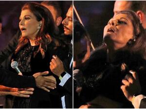 Majida El-Roumi FAINTS on Jerash Festival Stage video Jordan