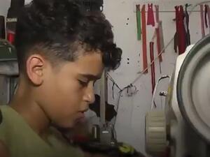 Thirteen-year-old Ahmed Abbas 