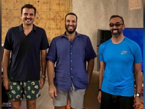 (From Left) Sheikh Tamim, MBS, Tahnoon bin Zayed (twitter.com)