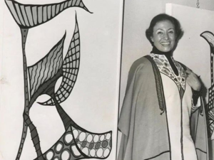 Caland's work is still exhibited in London and other big cities two years after her passing.