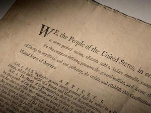 Rare copy of US Constitution 