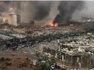 انفجار في ميناء بيروت