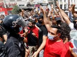 مظاهرة في تونس