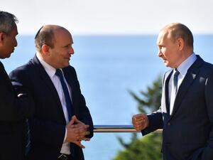 قمة سوتشي التي جمعت بوتين وبينيت