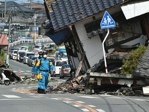 سجلت هزة بمقدار أكثر من 5 درجات على مقياس قوة الزلزال الياباني