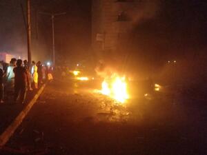  استهدف بوابة مطار عدن الدولي