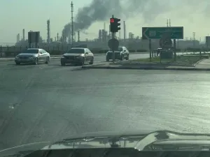 اندلاع حريق بمصفاة ميناء الأحمدي بالكويت