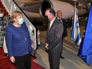 ميركل تزور إسرائيل لآخر مره بشكل رسمي