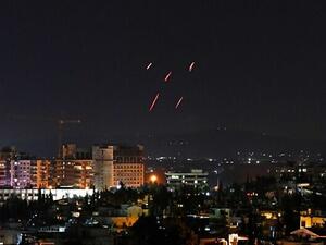 Night time Syria - the drones start! 