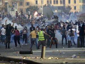 Protests in downtown Beirut 