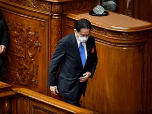 Leader of Japan's ruling Liberal Democratic Party (LDP) Fumio Kishida