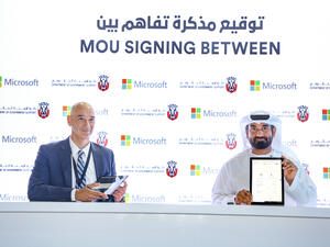 دائرة الإسناد الحكومي في أبوظبي توقع مذكرة تفاهم مع شركة «مايكروسوفت» لتطوير مهارات الكوادر الإماراتية