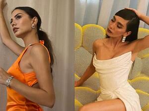 Demet Özdemir Sports Keffiyeh In Dubai Desert and Neslihan Atagül Greets Arab Fans (Video)