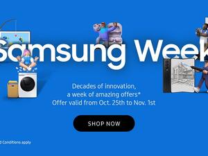 سامسونج للالكترونيات تطلق "أسبوع سامسونج" وتوفر عروضاً وخصومات استثنائية 