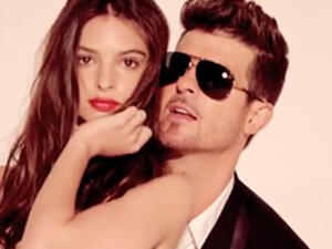 Thicke “sheepishly apologized” after the incident. Thicke “sheepishly apologized” after the incident.