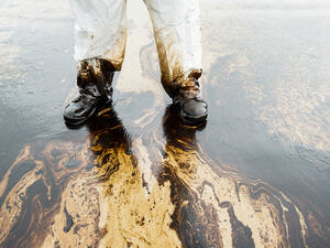 main oil spill detected near the orange country