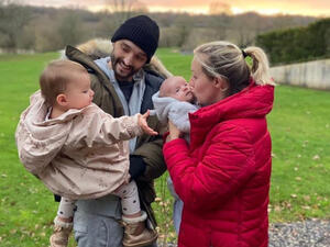 Tom shares daughter Aurelia, two, and son Bodhi, 11 months, with wife Kelsey Tom shares daughter Aurelia, two, and son Bodhi, 11 months, with wife Kelsey
